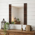 Ebony Wood Framed Accent Mirror - 45-inch