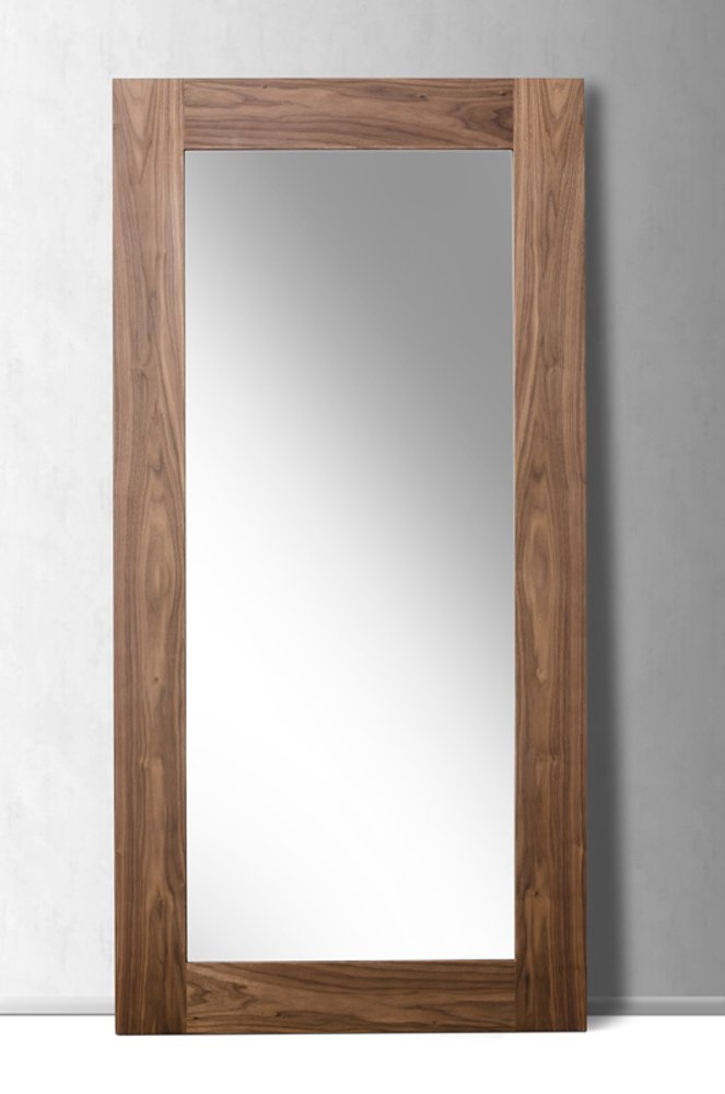 Brown Framed Leaning Full Length Hanging Mirror - 79-inch