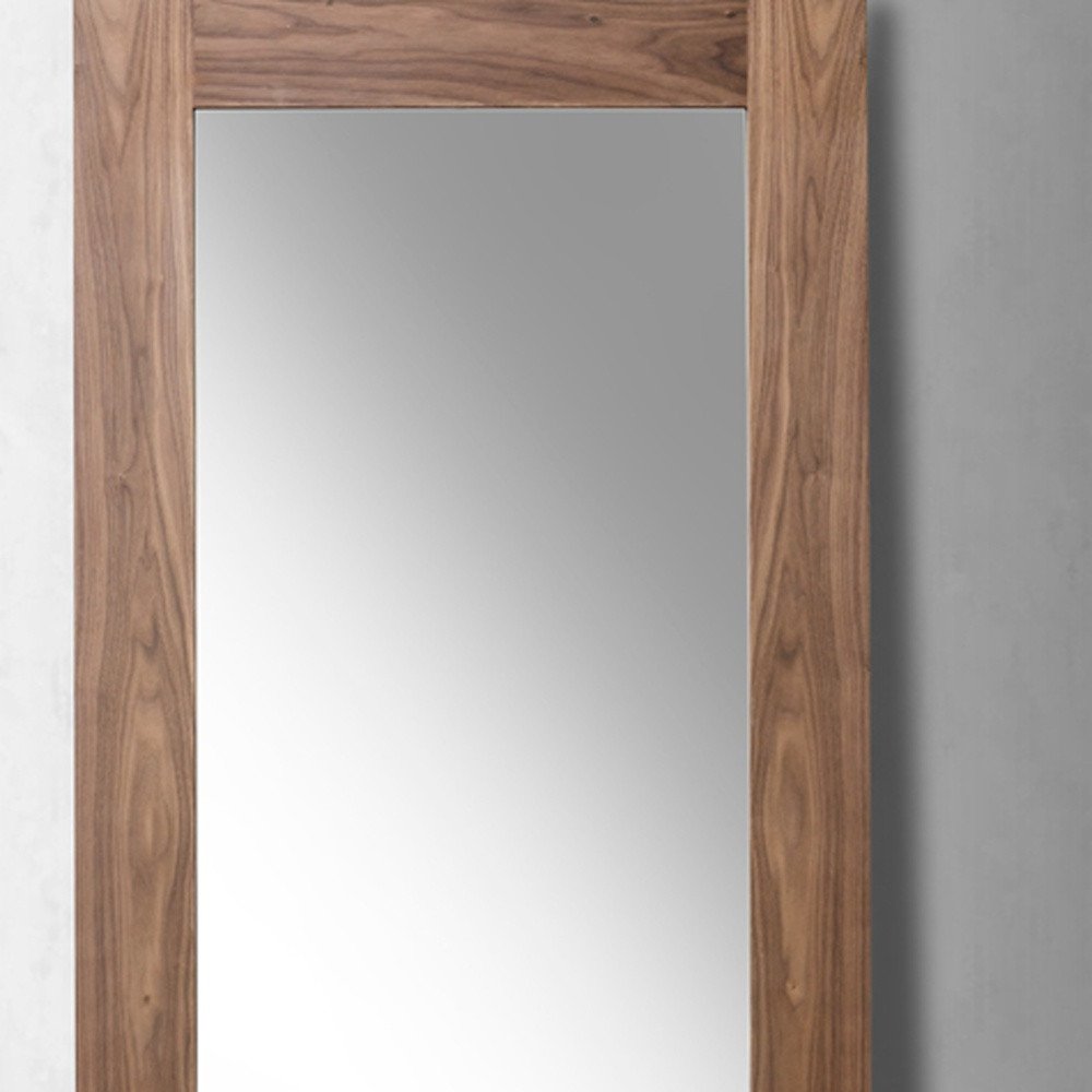 Brown Framed Leaning Full Length Hanging Mirror - 79-inch