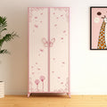 Purple and White Metal Dresser - 32-inch