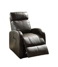 Red Tufted Faux Leather Power Lift Assist Recliner - 28-inch