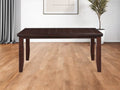 Dark Brown Solid Manufactured Wood Dining Table - 48-inch