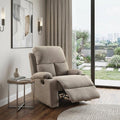 Gray Linen Recliner - 32-inch