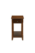 Brown Solid Wood End Table - 23-inch