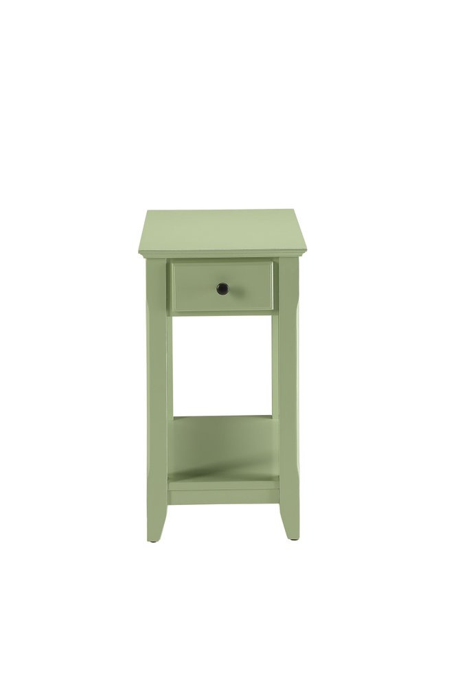 Brown Solid Wood End Table - 23-inch