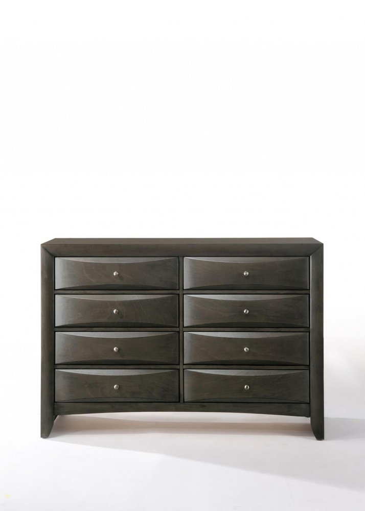 Gray Solid Wood Standard Dresser/chest - 59-inch