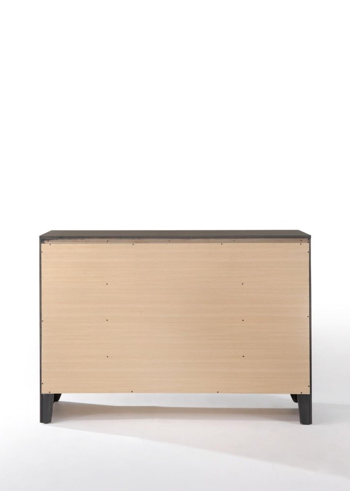 Gray Solid Wood Standard Dresser/chest - 59-inch