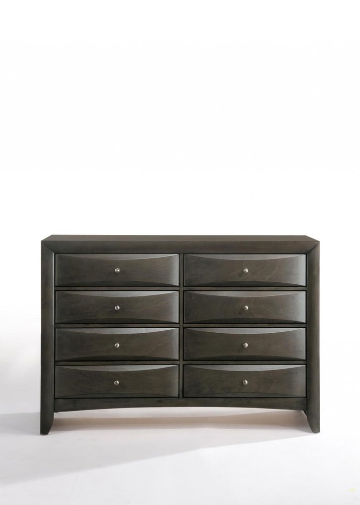Gray Solid Wood Standard Dresser/chest - 59-inch