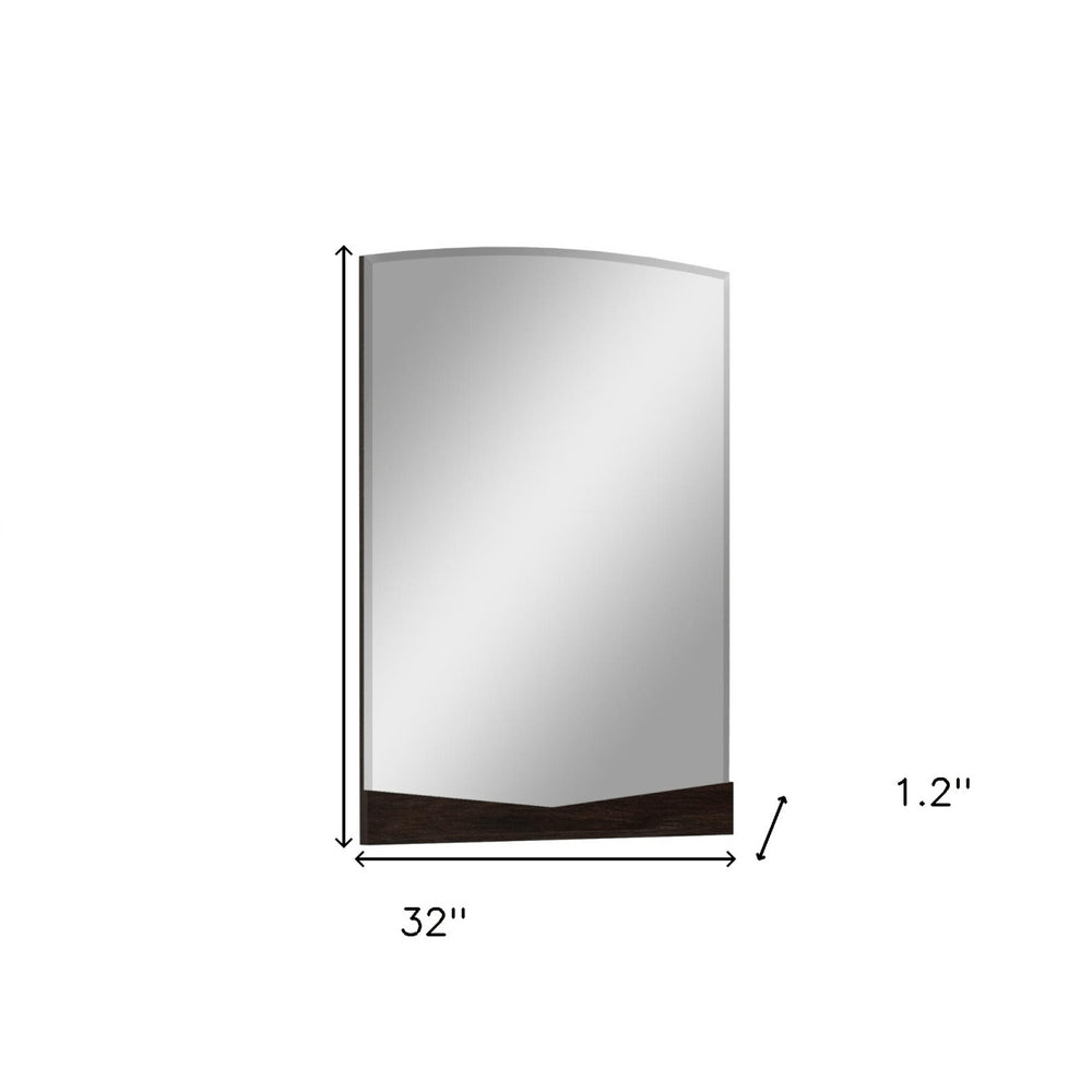Dark Brown Dresser Mirror - 43-inch