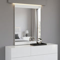 Superb White High Gloss Mirror - 45-inch