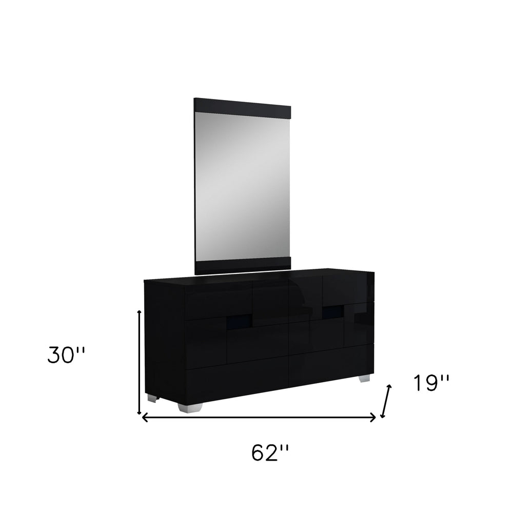 Superb White High Gloss Dresser - 30-inch