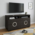 Gray Enclosed and Open Storage - 47-inch TV Stands
