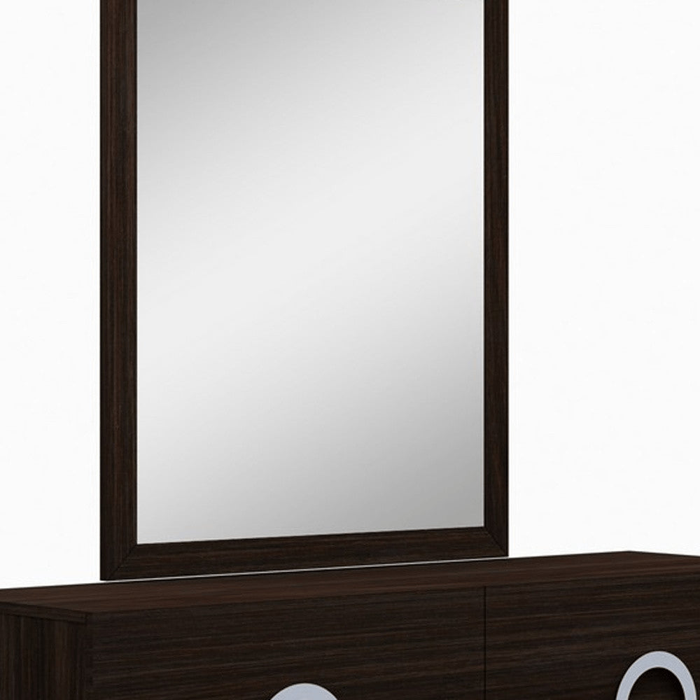 Refined Grey High Gloss Dresser - 31-inch