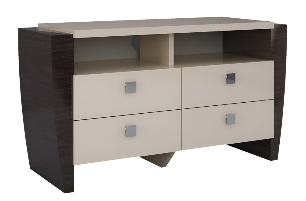 Beige Enclosed and Open Storage - 51-inch TV Stands