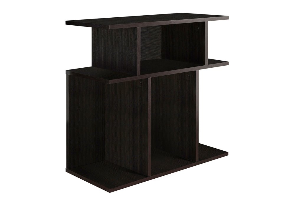 Brown Wood End Table with 6 - 24-inch