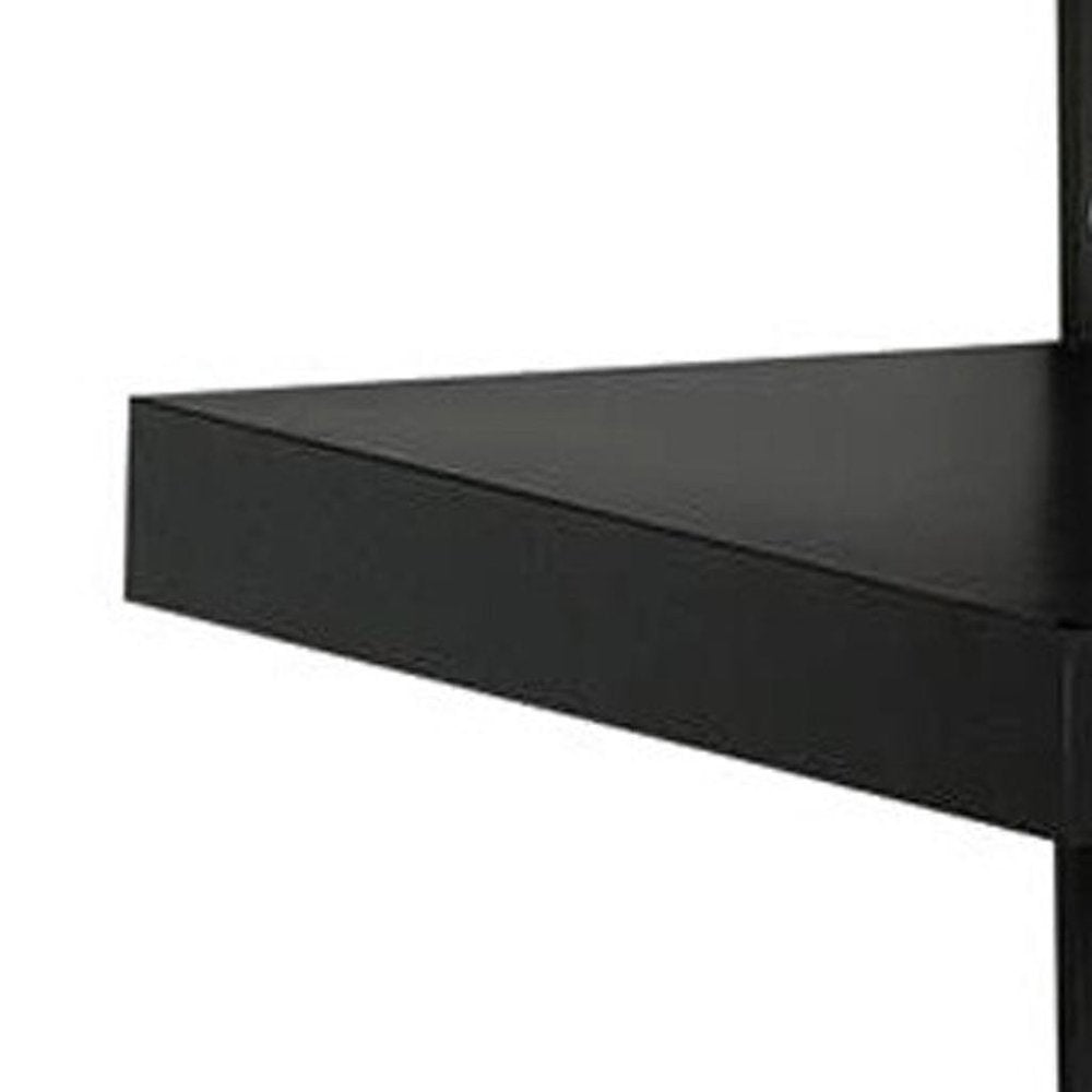 Dark Brown Cabinet Enclosed Storage TV Stand - 60-inch