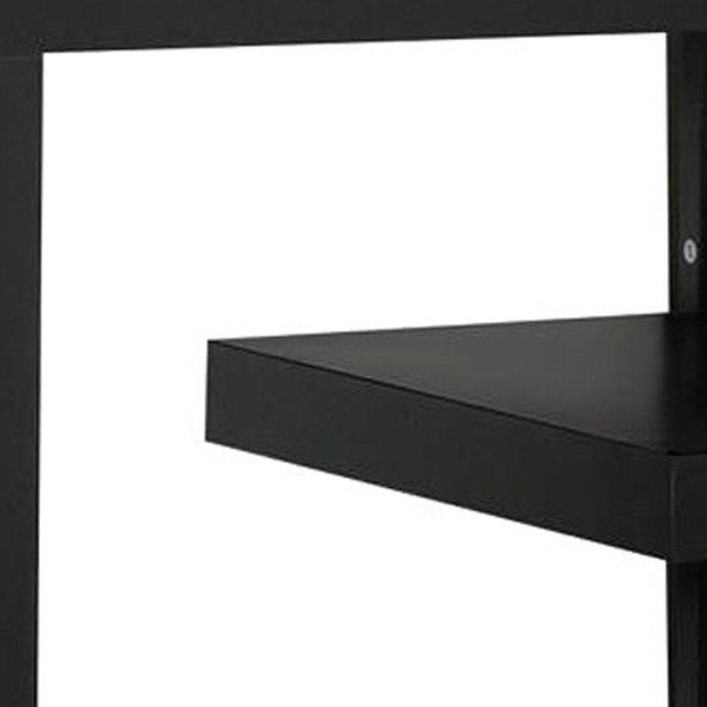 Dark Brown Cabinet Enclosed Storage TV Stand - 60-inch