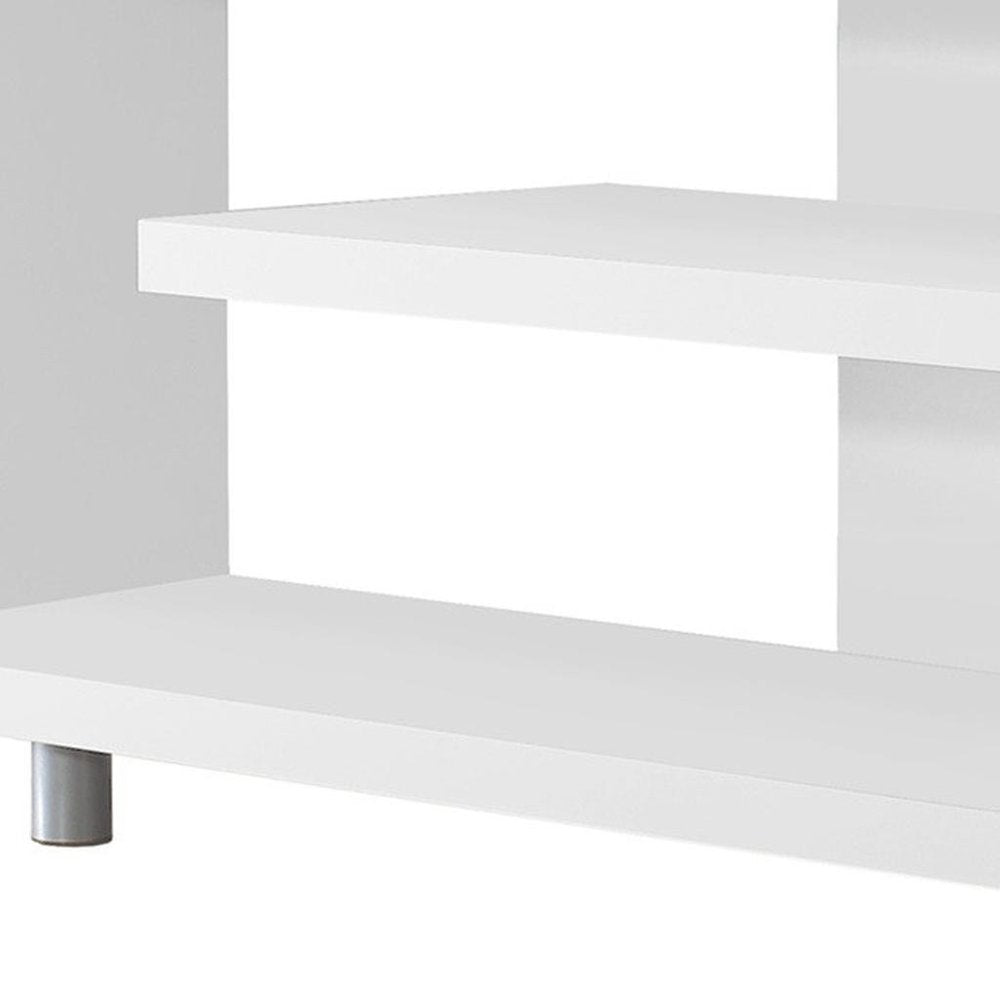 Dark Brown Cabinet Enclosed Storage TV Stand - 60-inch