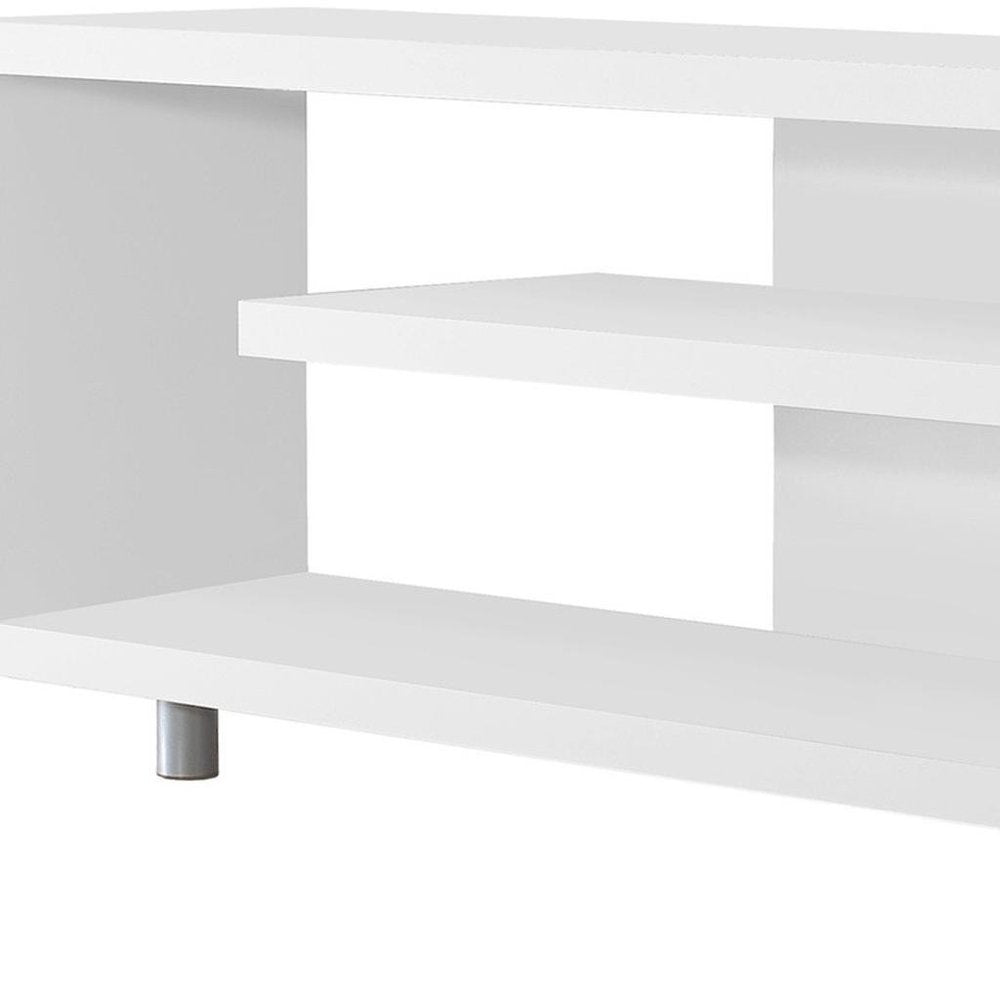 Dark Brown Cabinet Enclosed Storage TV Stand - 60-inch