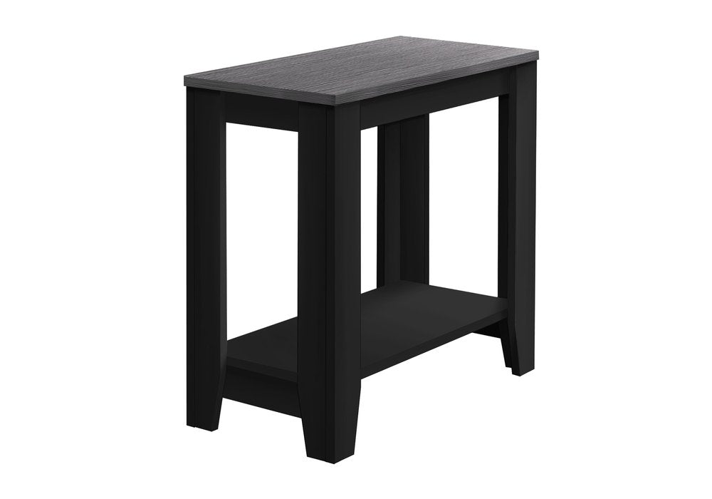 Deep Taupe End Table with Shelf - 22-inch