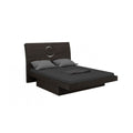 Four Piece Gray Solid Wood Bedroom Set with Mirror