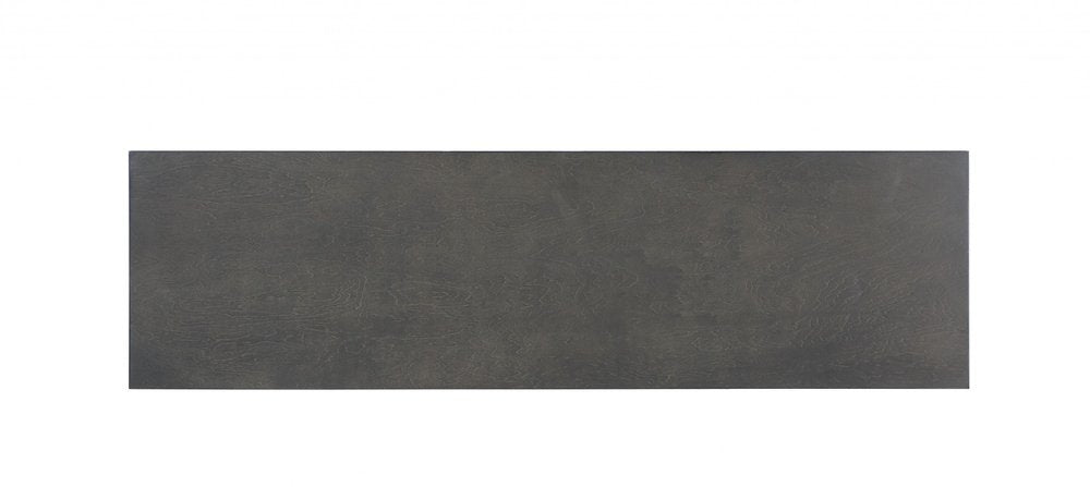Gray Solid Wood Six Drawer Double Dresser - 57-inch