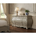 Off White Solid Wood Nine Drawer Double Dresser - 73-inch