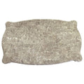 Beige Genuine Marble and Solid Wood Coffee Table - 57-inch