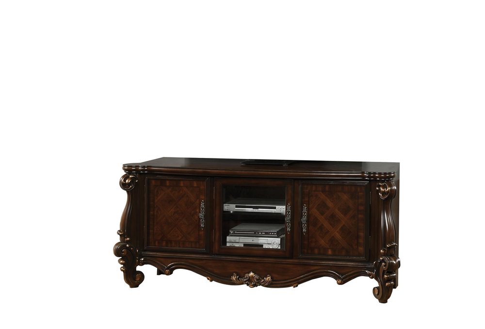 Dark Brown Solid Wood - 74-inch