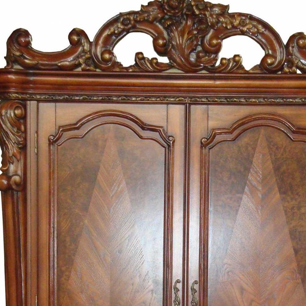 Brown Solid and Manufactured Wood - 82-inch
