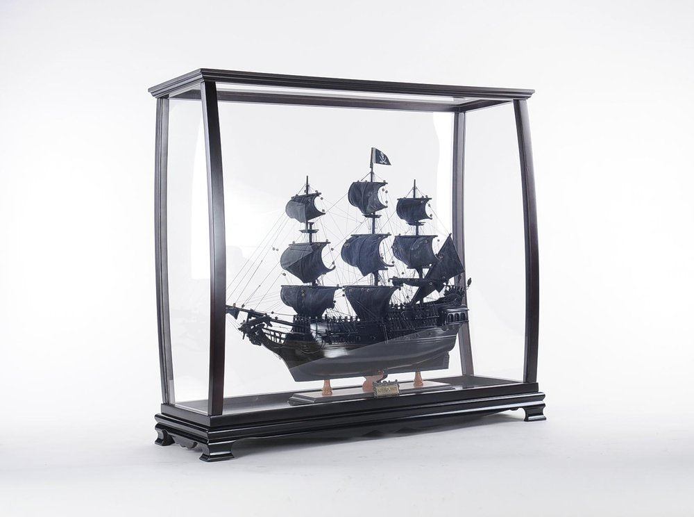 Black Glass Standard Display Stand - 34-inch