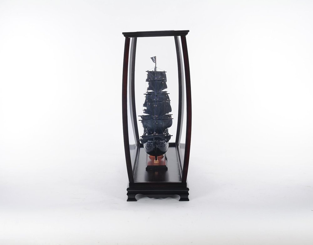 Black Glass Standard Display Stand - 34-inch