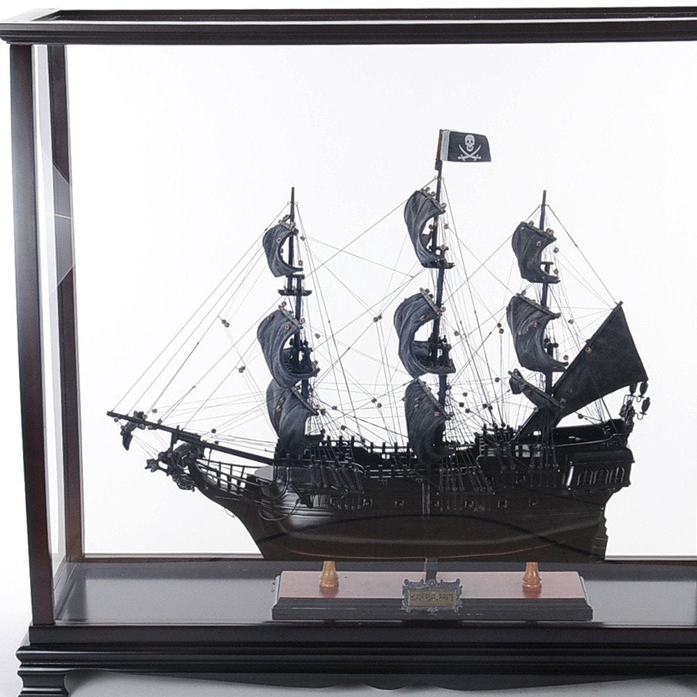 Black Glass Standard Display Stand - 34-inch