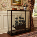 Black Glass Standard Display Stand - 34-inch