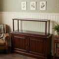 Dark Brown Glass Standard Display Stand - 39-inch