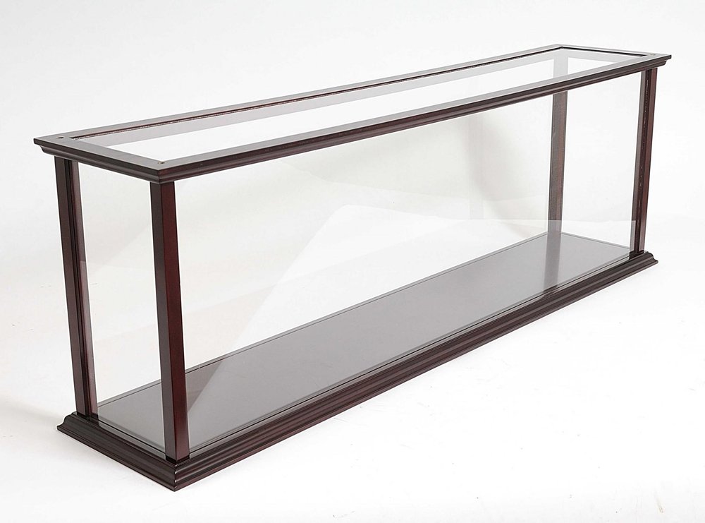 Dark Brown Glass Standard Display Stand - 39-inch