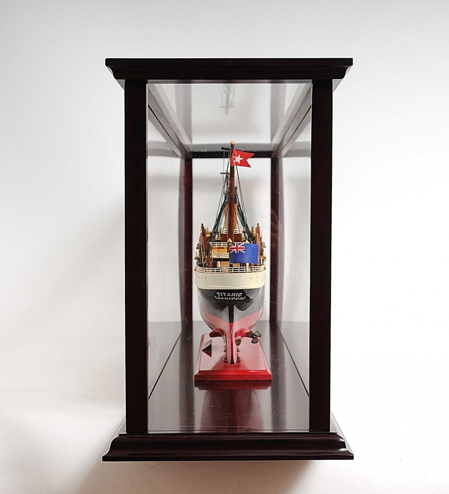 Dark Brown Glass Standard Display Stand - 39-inch