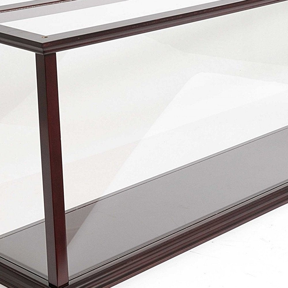 Dark Brown Glass Standard Display Stand - 39-inch