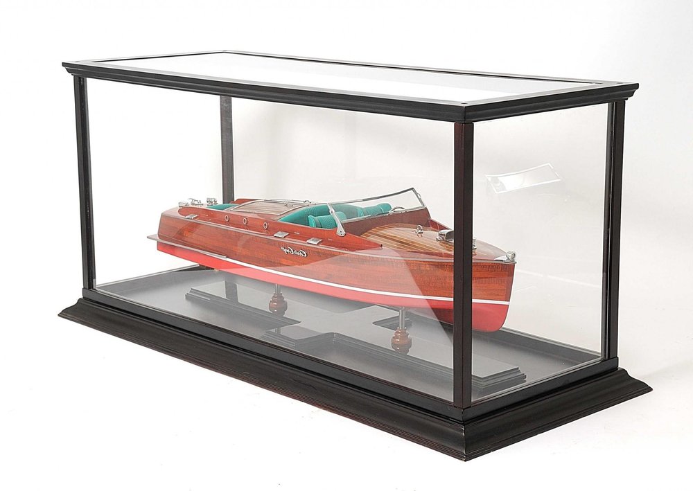 Display Case for Speed Boat - 14 X 37.5 X 15-inch