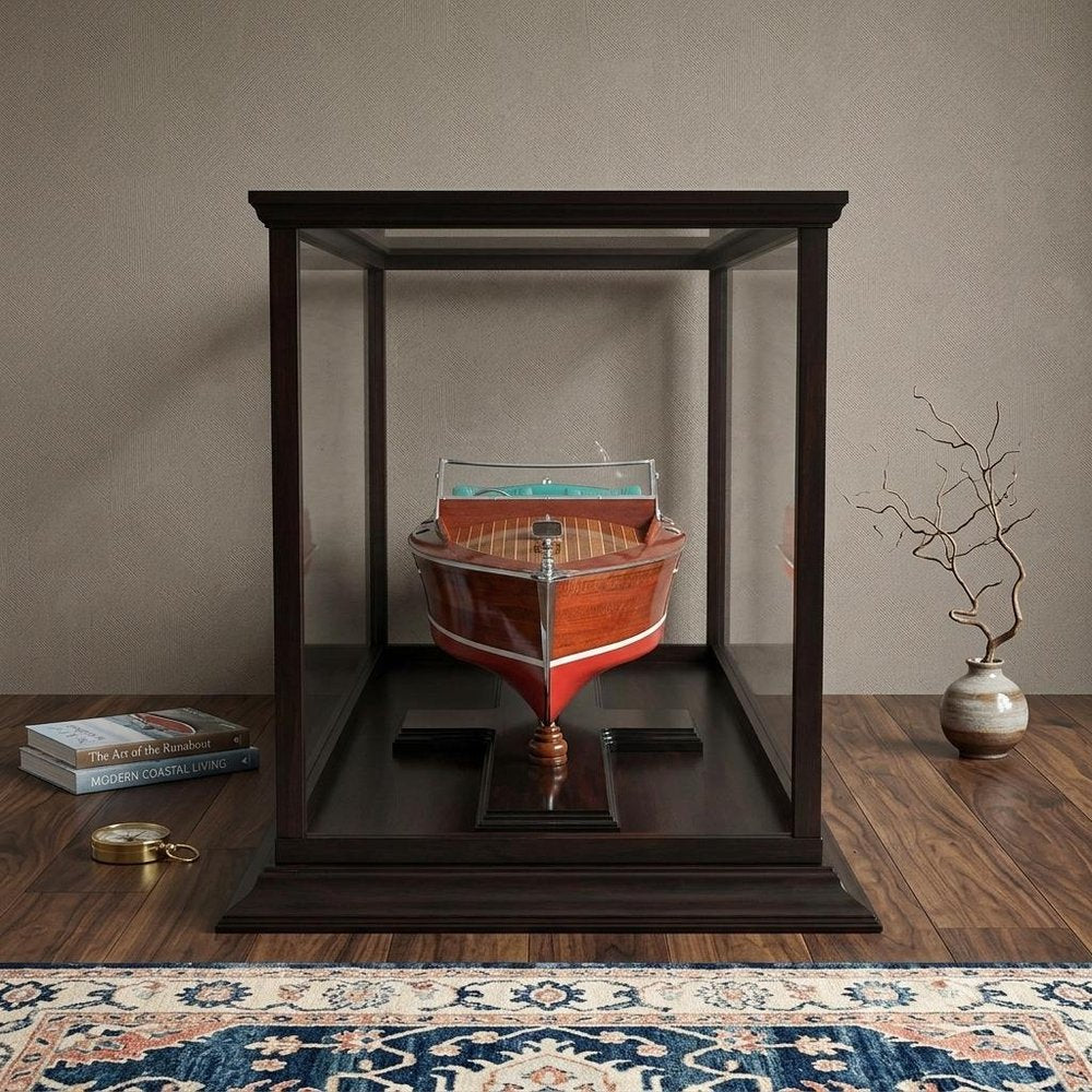 Display Case for Speed Boat - 14 X 37.5 X 15-inch