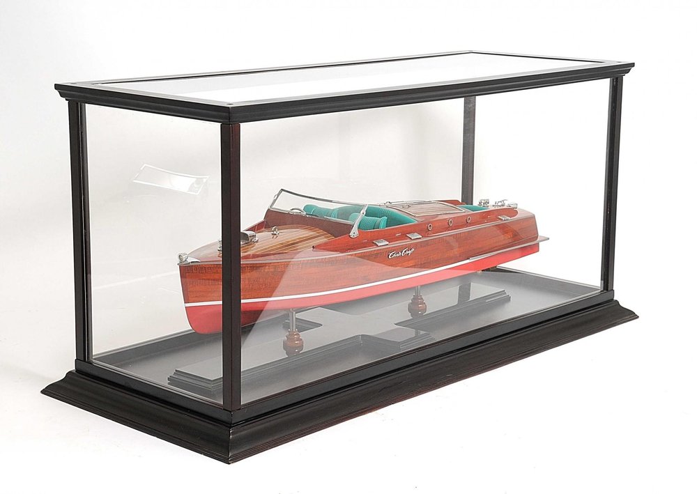 Display Case for Speed Boat - 14 X 37.5 X 15-inch
