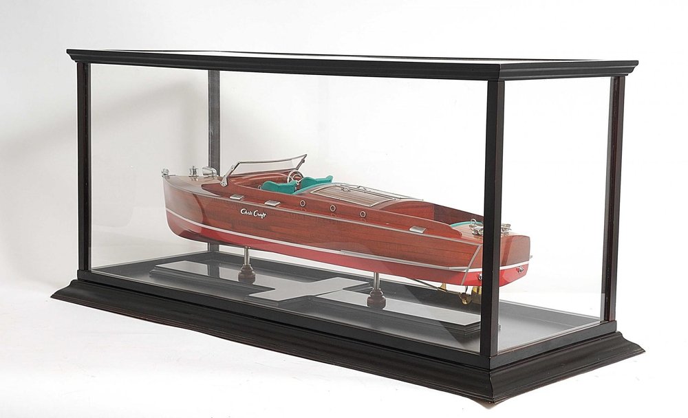 Display Case for Speed Boat - 14 X 37.5 X 15-inch