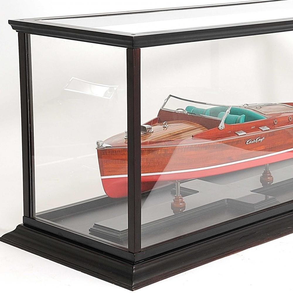 Display Case for Speed Boat - 14 X 37.5 X 15-inch