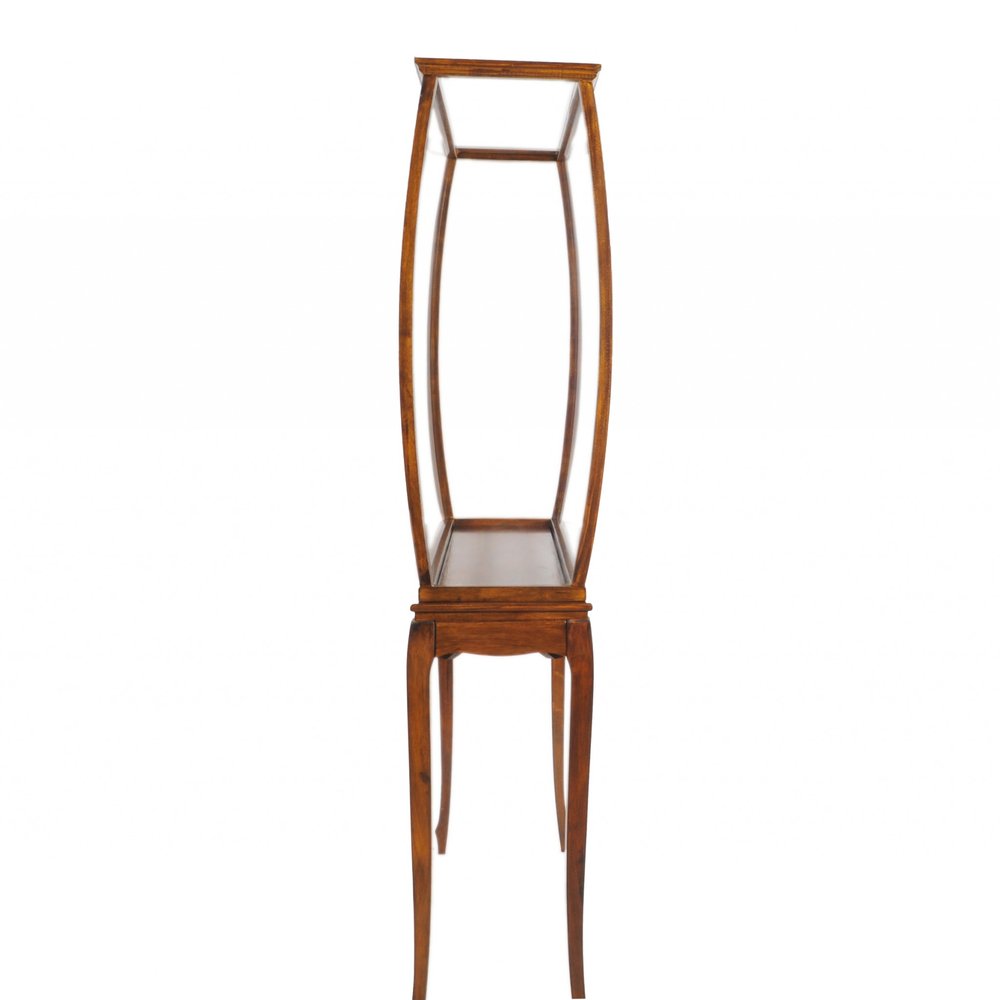 Brown and Clear Glass Standard Display Stand - 15-inch