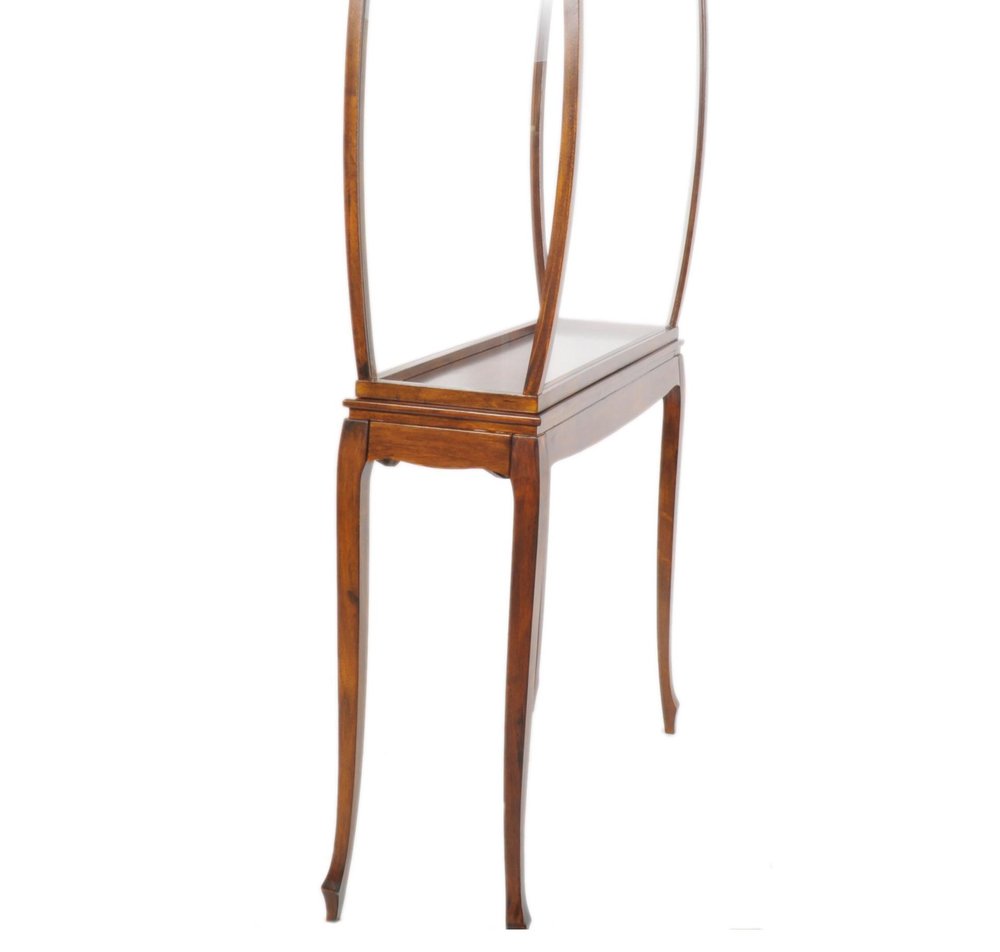 Brown and Clear Glass Standard Display Stand - 15-inch