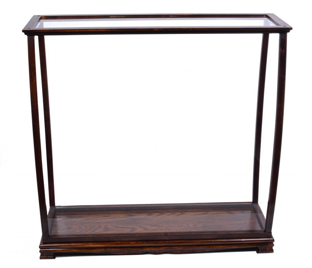 Silver and Clear Glass Standard Display Stand - 14-inch