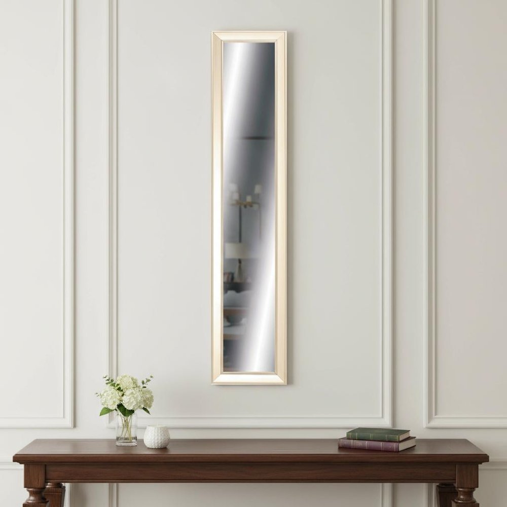 Champagne Gold Framed Accent Mirror - 32-inch