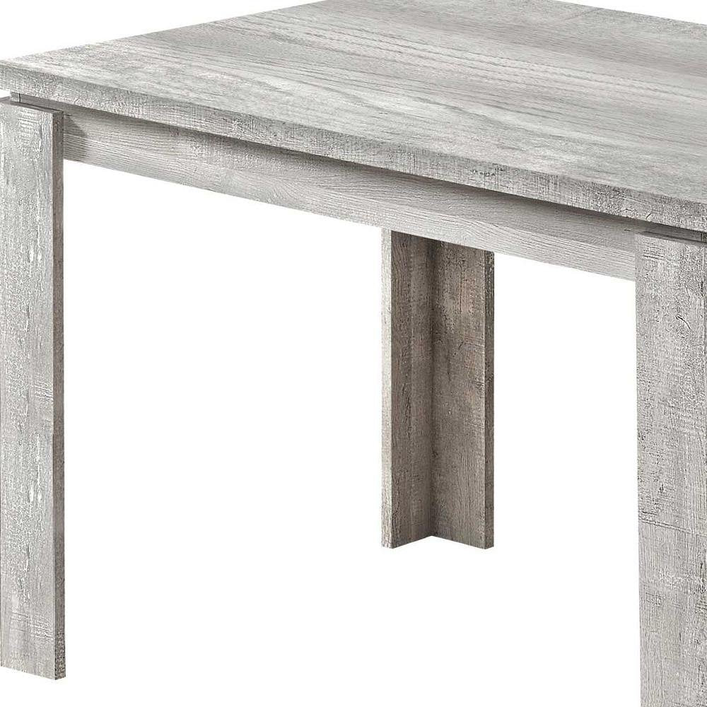 Gray Dining Table - 47-inch