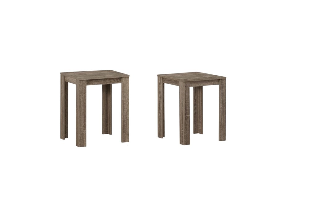 Set of Three 44 Taupe Coffee Table