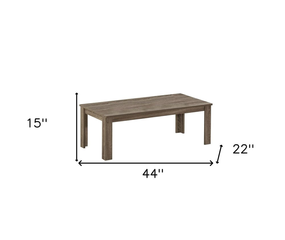 Set of Three 44 Taupe Coffee Table